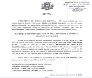 DESCRIÇÃO GEORREFERENCIADA DA ÁREA, CONFORME O MEMORIAL  ...